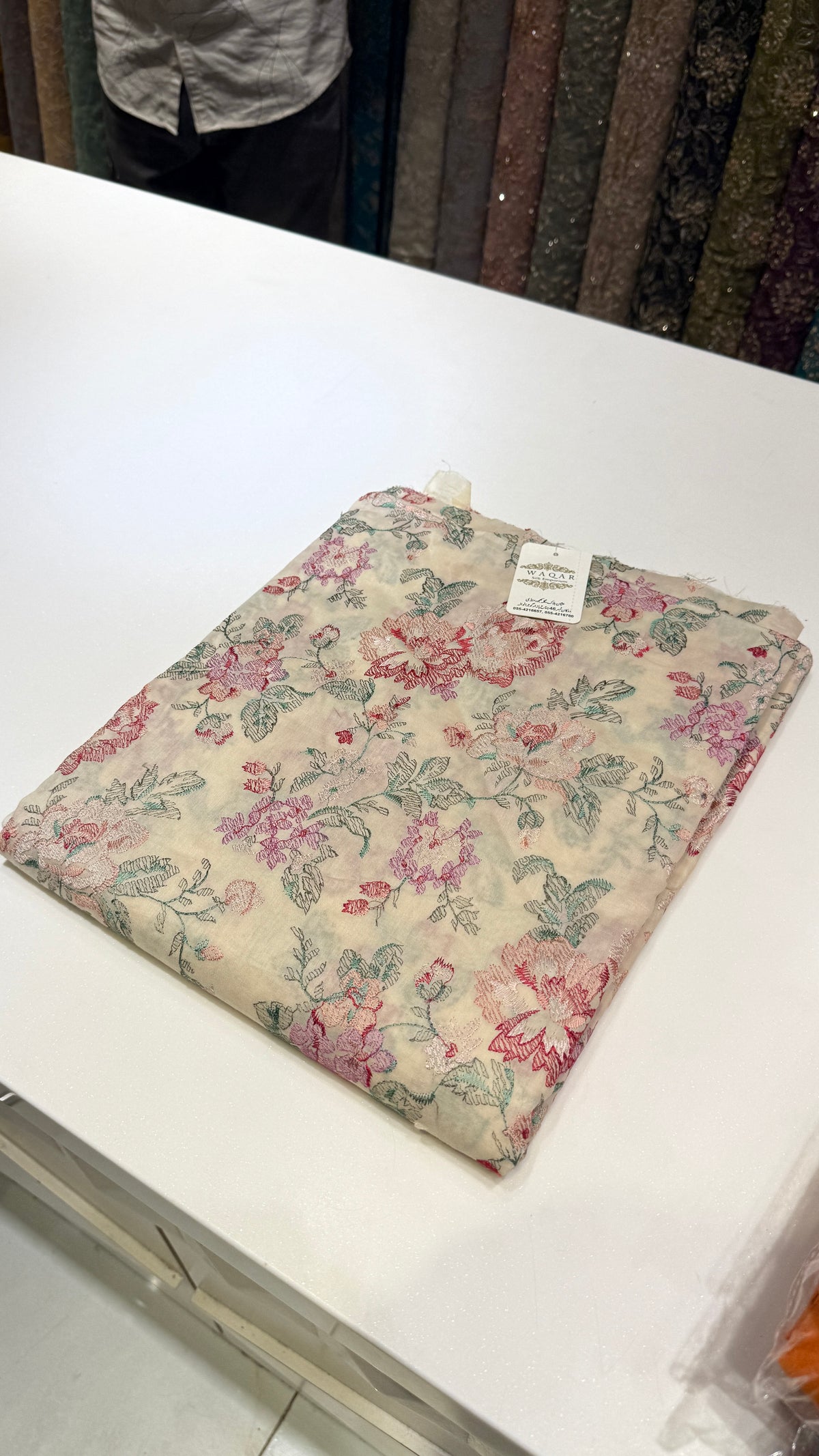 Multicolor Floral Embroidered Lawn Unstitched Suit