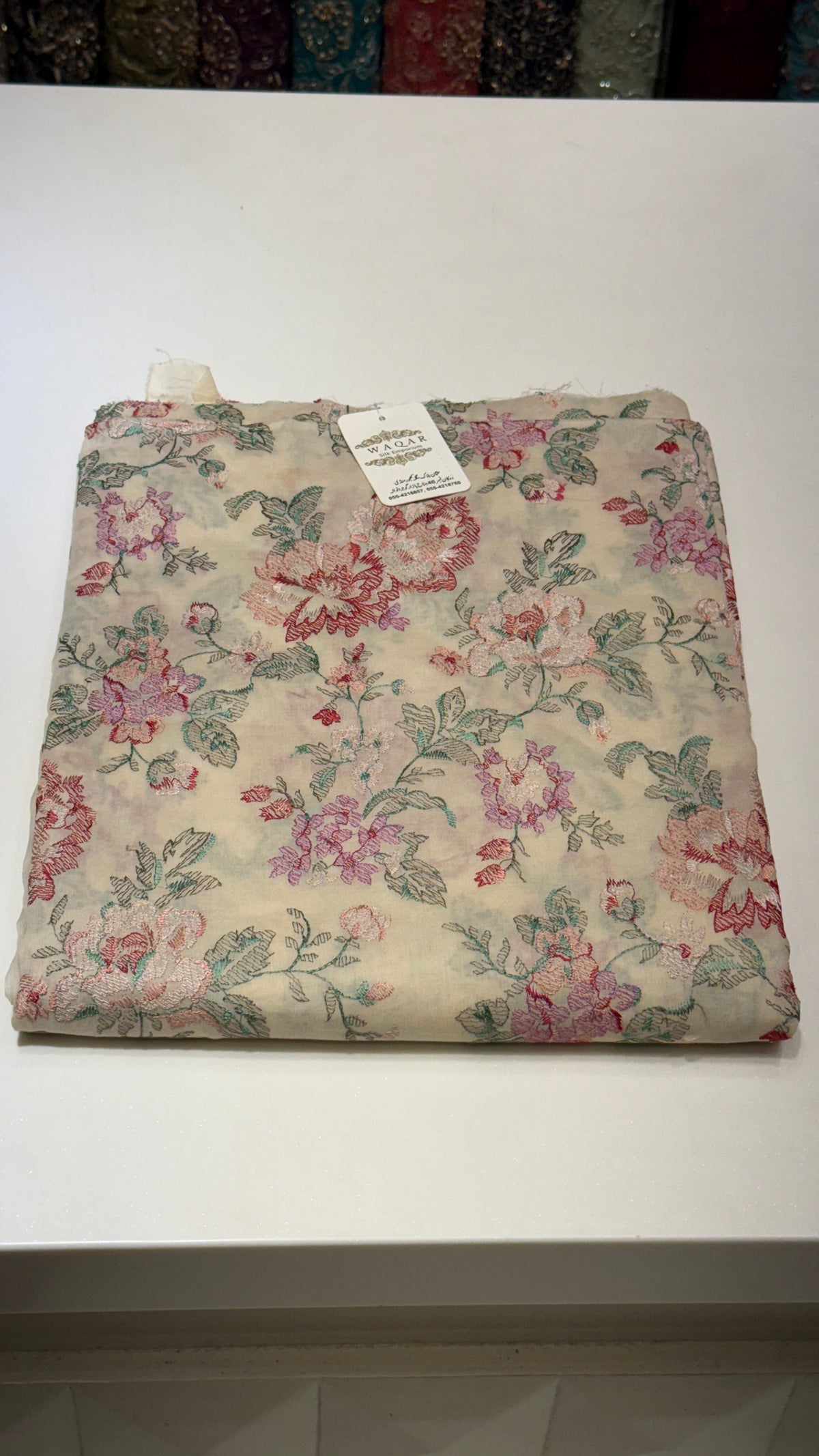 Multicolor Floral Embroidered Lawn Unstitched Suit