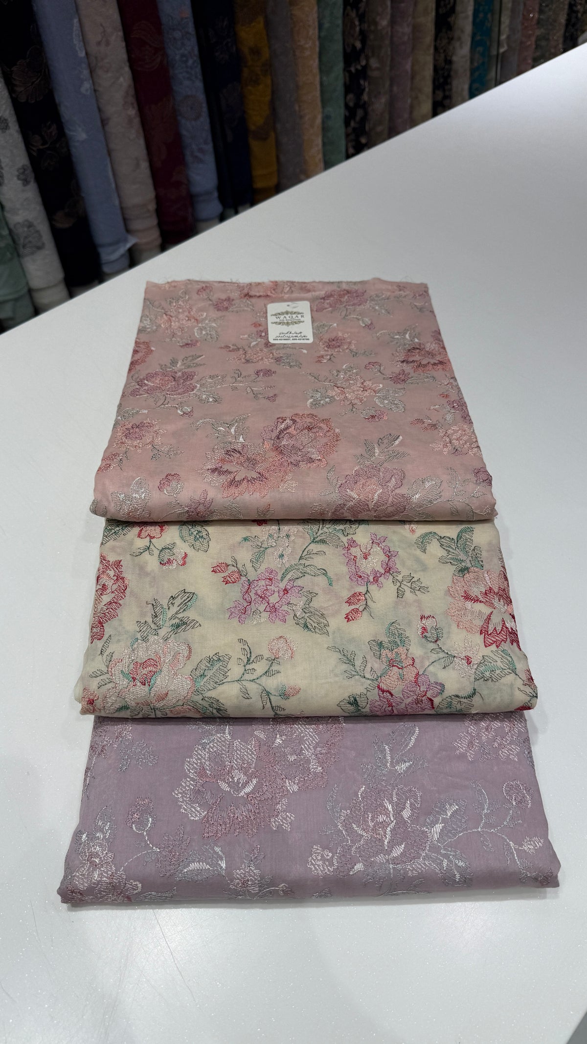 Multicolor Floral Embroidered Lawn Unstitched Suit