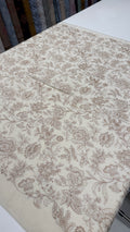 Peach Leather Embroidered Unstitched Suit